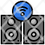 speaker-subwoofer-loudspeaker-wifi-music-icon