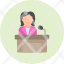 speech-businesswomanpodium-politician-politics-woman-icon-icon