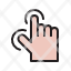 spread-hand-tap-gestures-finger-icon-icon