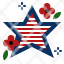 star-flowers-memorial-day-american-decorations-poppies-veterans-icon