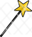 star-stick-magic-wand-halloween-icon