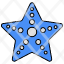 starfish-asteroid-fish-seafood-echinoderm-icon