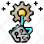 startup-hand-robot-setting-gear-icon