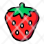 strawberry-fruits-vegetables-food-vegetarian-icon