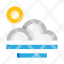 sun-cloud-sea-water-weather-landscape-icon
