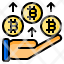 support-hand-money-coins-arrow-icon