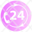support-phone-hour-call-gradient-pink-icon