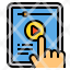tablet-elearning-audio-book-hand-lesson-icon