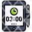 tablet-filloutline-digital-clock-applications-time-icon