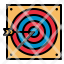 target-goal-mission-process-arrow-icon