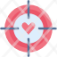 target-love-heart-compotation-game-icon