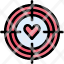 target-love-heart-compotation-game-relationship-icon