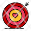 target-love-heart-wedding-icon
