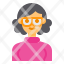 teacher-woman-avatar-education-eyeglasses-icon