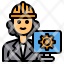 technician-avatar-occupation-woman-computer-icon