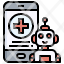 telemedicine-filloutline-ai-artificial-intelligence-neural-network-cloud-robot-medical-icon