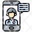 telemedicine-filloutline-doctor-healthcare-medical-smartphone-icon