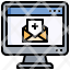telemedicine-filloutline-email-medical-report-healthcare-computer-icon