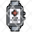 telemedicine-filloutline-medical-app-smartwatch-electronics-technology-icon
