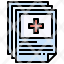 telemedicine-filloutline-medical-report-registration-healthcare-result-icon
