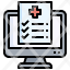 telemedicine-filloutline-medical-result-report-document-technology-computer-icon