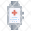 telemedicine-flaticon-medical-app-smartwatch-electronics-technology-icon