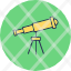 telescope-astronomy-planetarium-spyglass-vision-icon