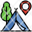 tent-camping-maps-location-placeholder-icon