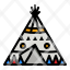 tent-tipi-wigwam-village-camping-icon