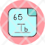 terbium-periodic-table-chemistry-atom-atomic-chromium-element-icon