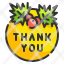thank-you-thanksgiving-adornment-berry-wreath-culture-decoration-icon