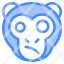 think-monkey-animal-wildlife-pet-face-icon