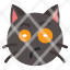 thinking-cat-animal-expression-emoji-face-icon