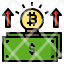 thinking-money-arrow-financial-business-icon