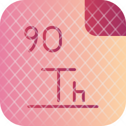 Thorium Icon Periodic Icon Table Icon Chemistry Icon Atom Icon