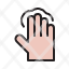 three-finger-hand-tap-gestures-icon-icon