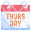thursday-event-administration-calendar-daily-icon