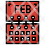 time-and-date-filloutline-february-calendar-holiday-winter-season-month-icon