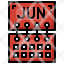 time-and-date-filloutline-june-calendar-day-month-icon