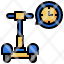 time-clock-scooter-transportation-excercise-icon