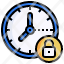 time-filloutline-locked-secure-clock-date-icon