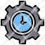 time-management-clock-cog-icon
