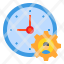 time-management-clock-gear-icon