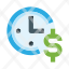 time-money-estimation-project-management-cost-rate-hourly-icon