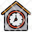 time-working-at-home-employee-timetable-icon