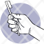 toothbrush-hand-holding-pictogram-icon