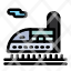 train-transport-tunnel-icon