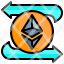 transferring-ethereum-cryptocurrency-data-transfer-sharing-icon