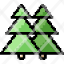 trees-spruce-pine-forest-winter-icon