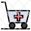trolley-medical-medicine-icon